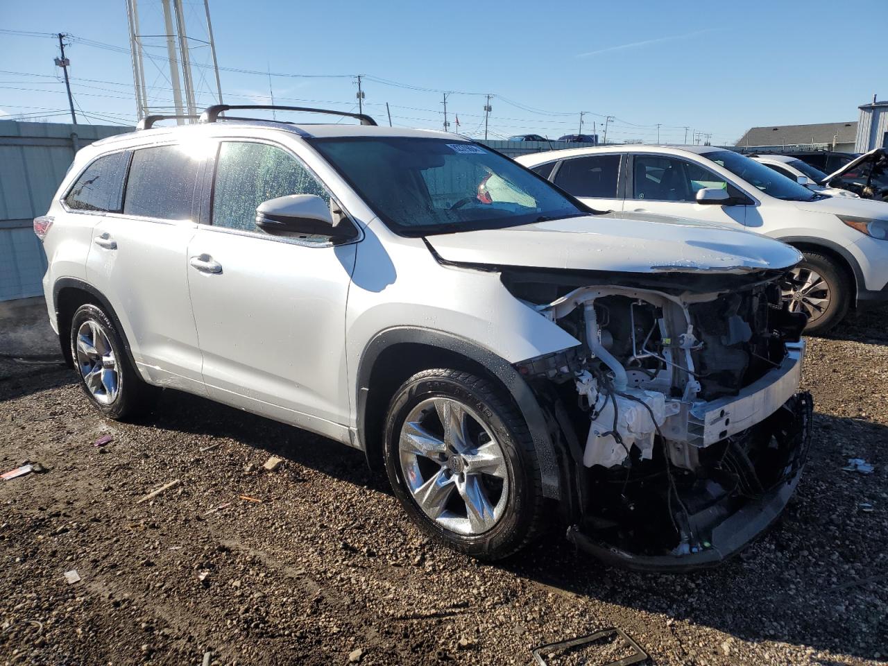 VIN 5TDYKRFH1FS064522 2015 TOYOTA HIGHLANDER no.4