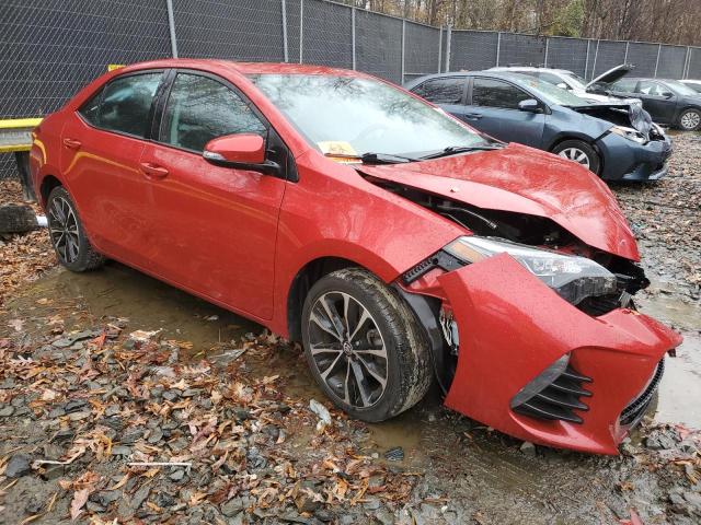  TOYOTA COROLLA 2019 Czerwony