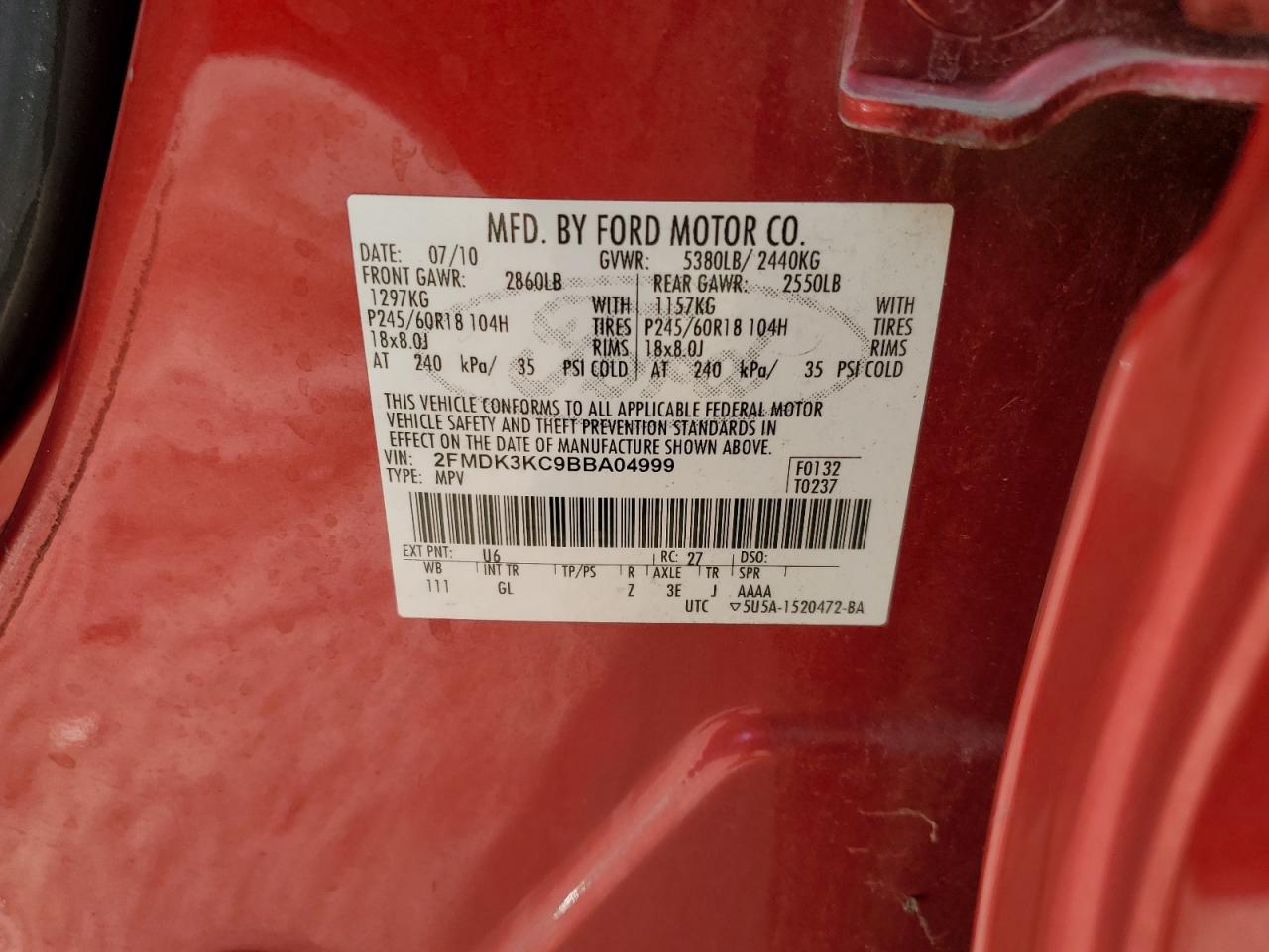 2011 Ford Edge - Image 13