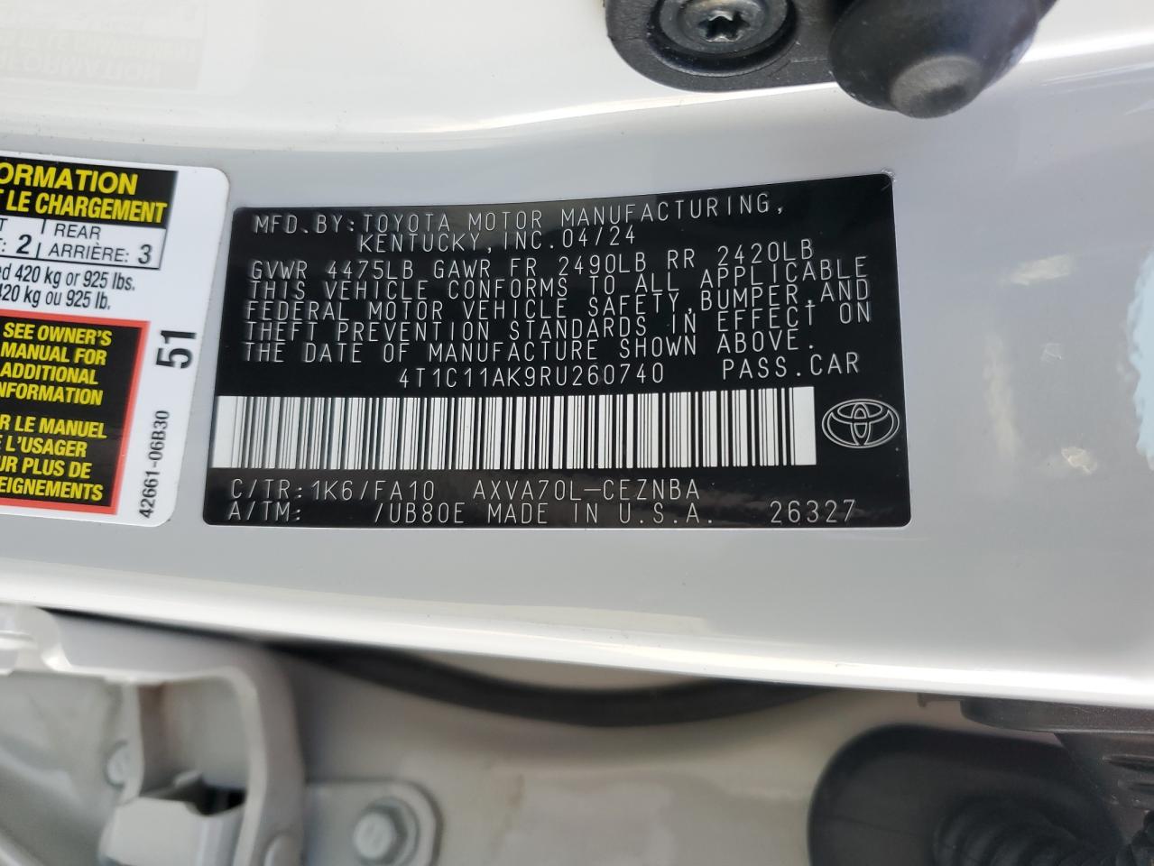 2024 Toyota Camry - Image 15
