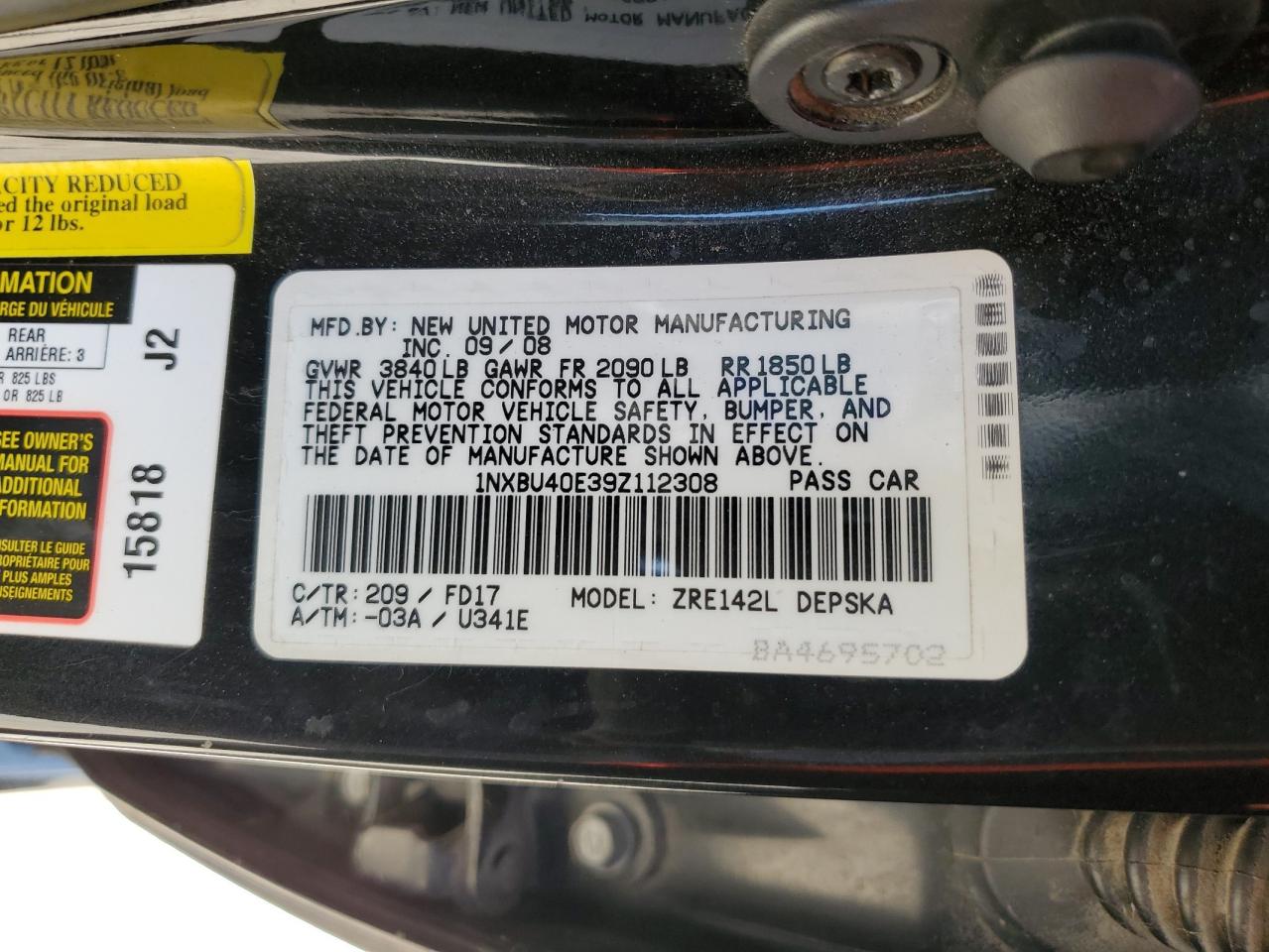 2009 Toyota Corolla - Image 12