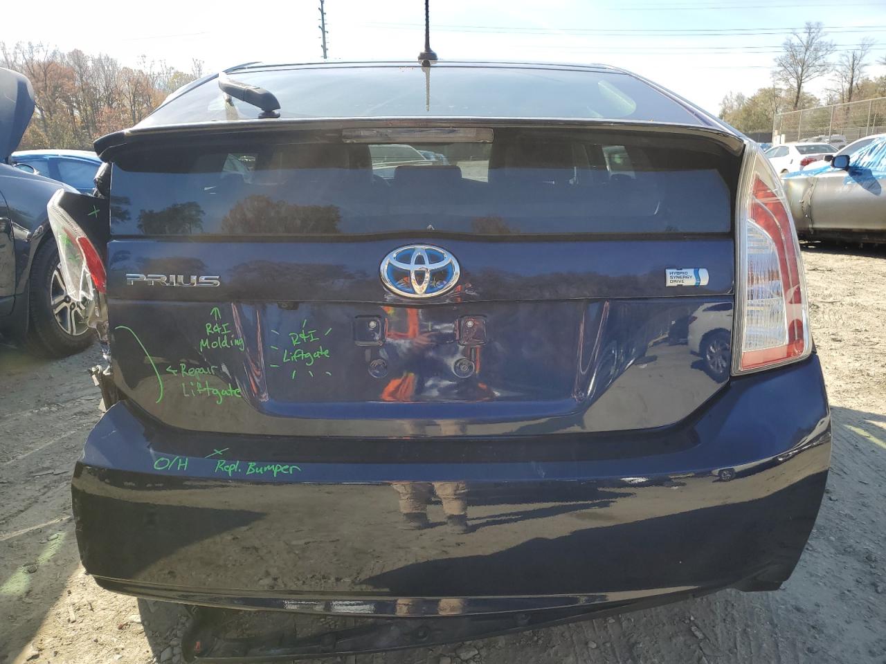 2013 Toyota Prius VIN: JTDKN3DU8D1667049 Lot: 79821264