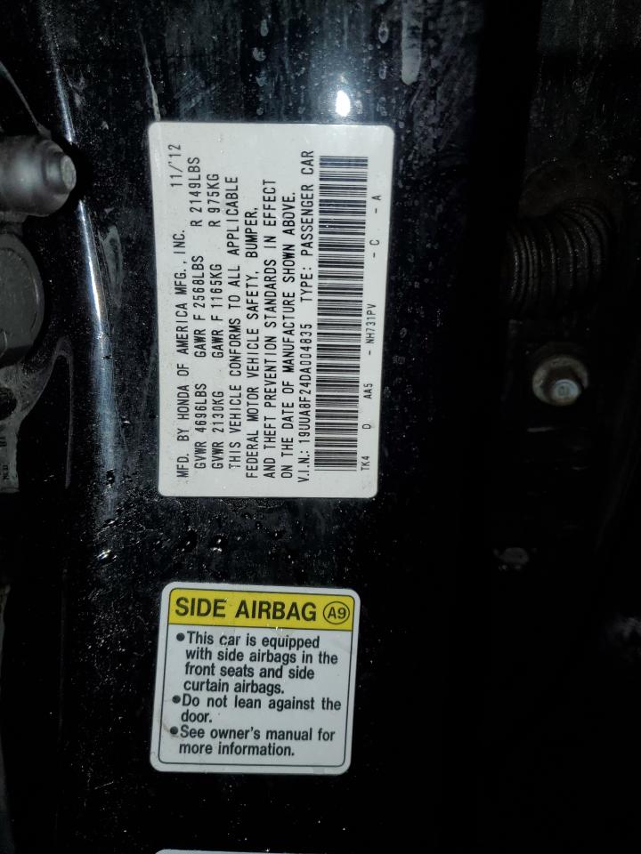 VIN 19UUA8F24DA004835 2013 ACURA TL no.13