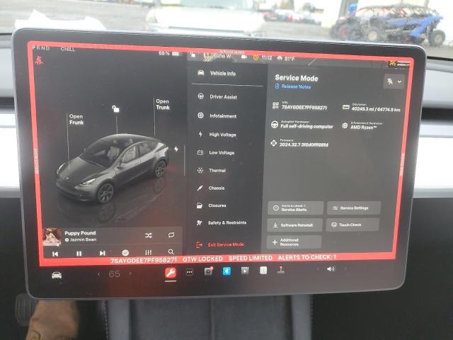 7SAYGDEE7PF958271 Tesla Model Y  9