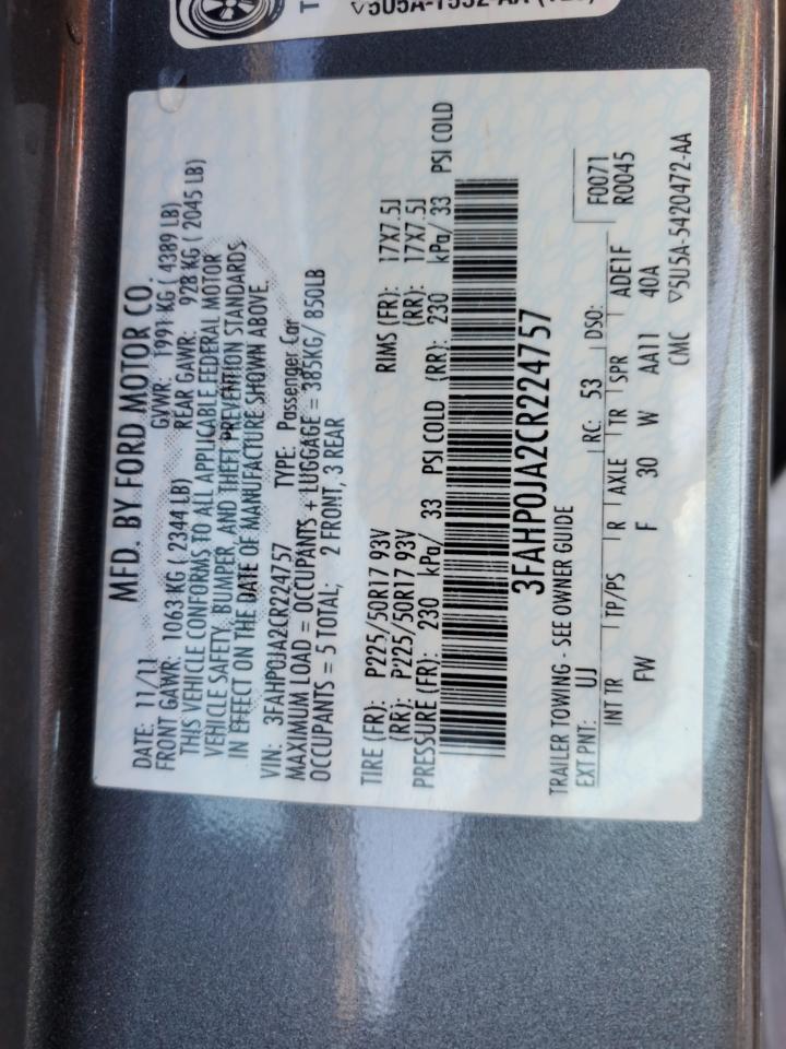 2012 Ford Fusion - Image 12