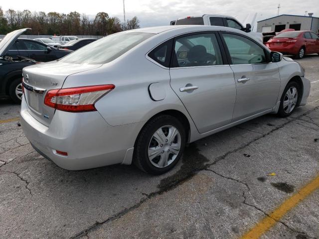  NISSAN SENTRA 2013 Сріблястий