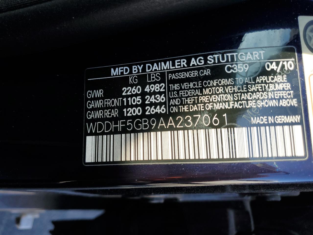 2010 Mercedes-Benz E-klasse - Image 12