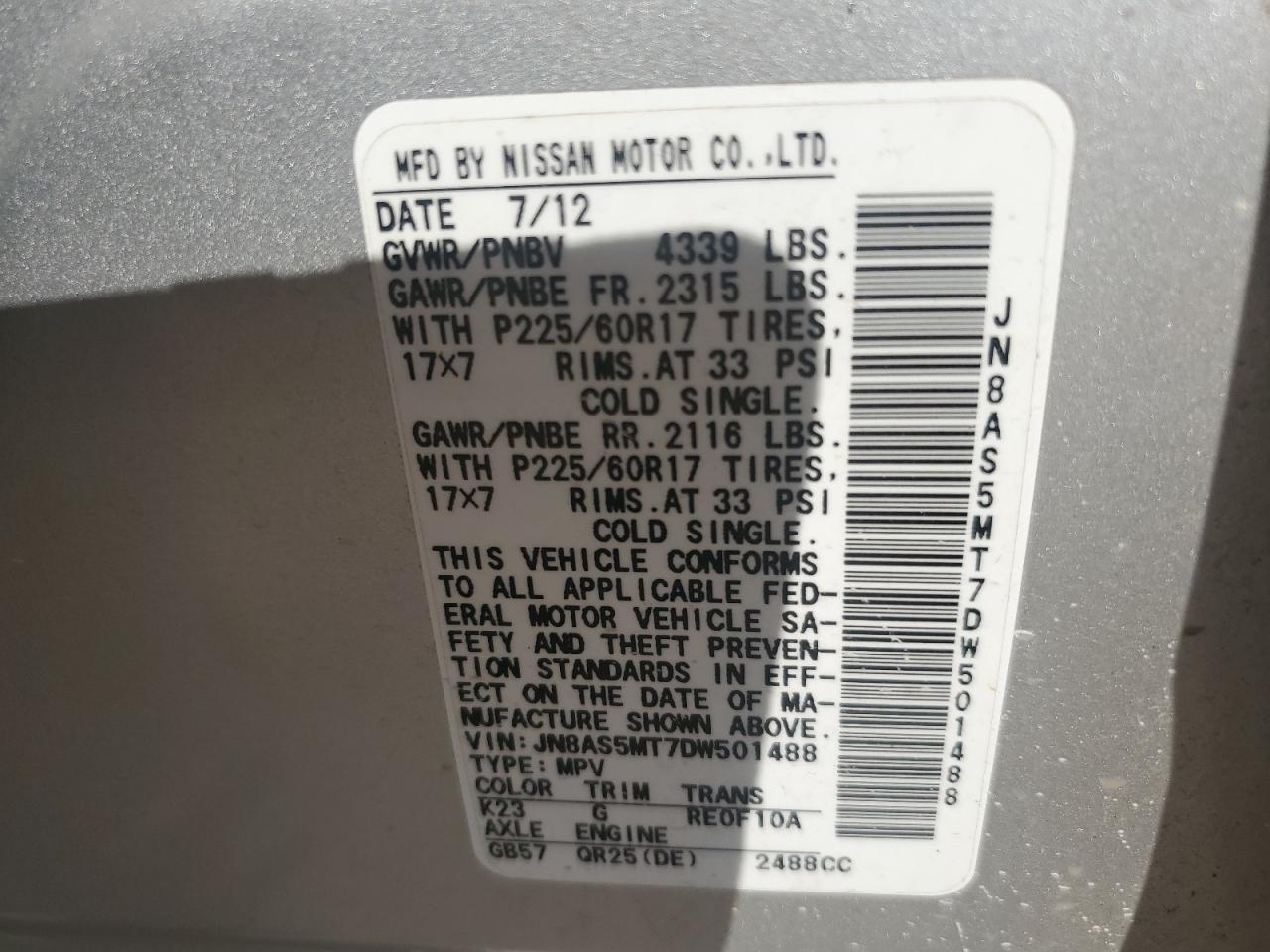 2013 Nissan Rogue - Image 13