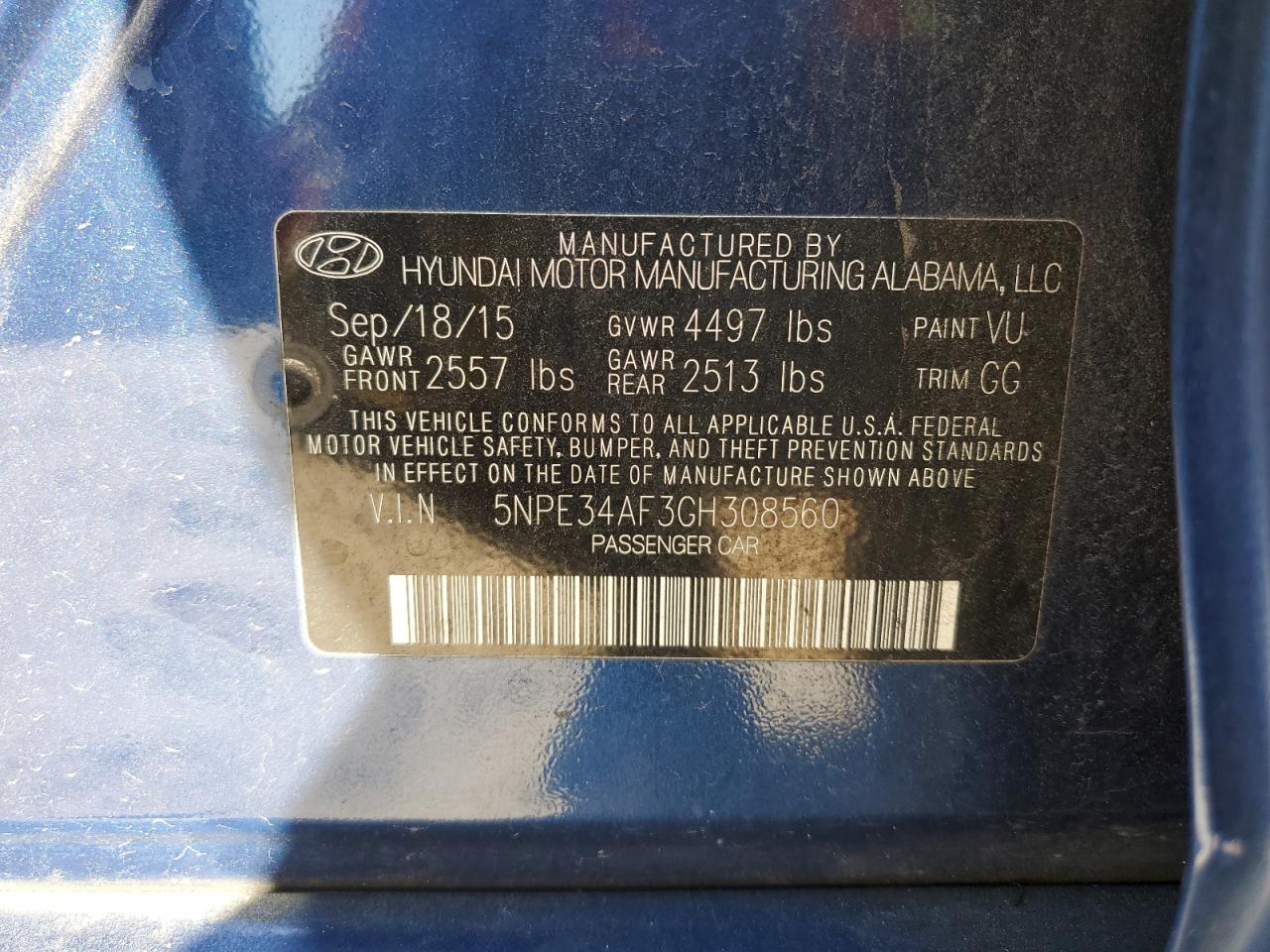2016 Hyundai Sonata - Image 12