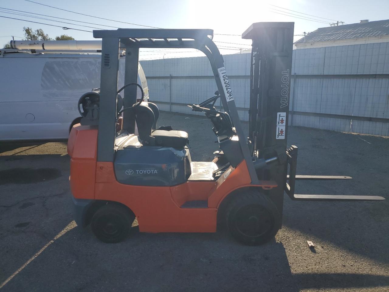 2012 Toyota Forklift VIN: 93481 Lot: 78236234