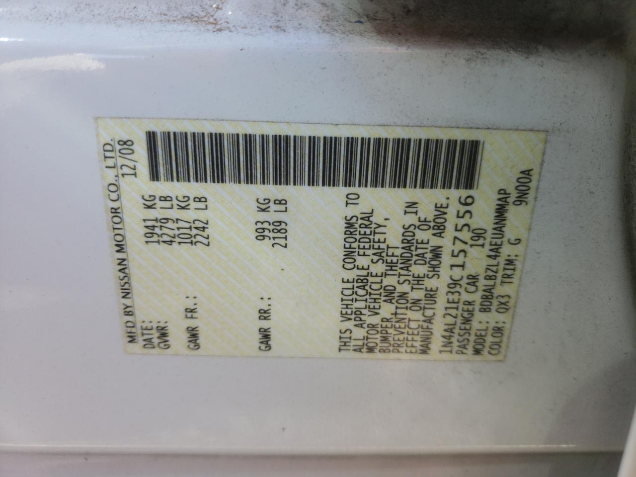 2009 Nissan Altima - Image 12