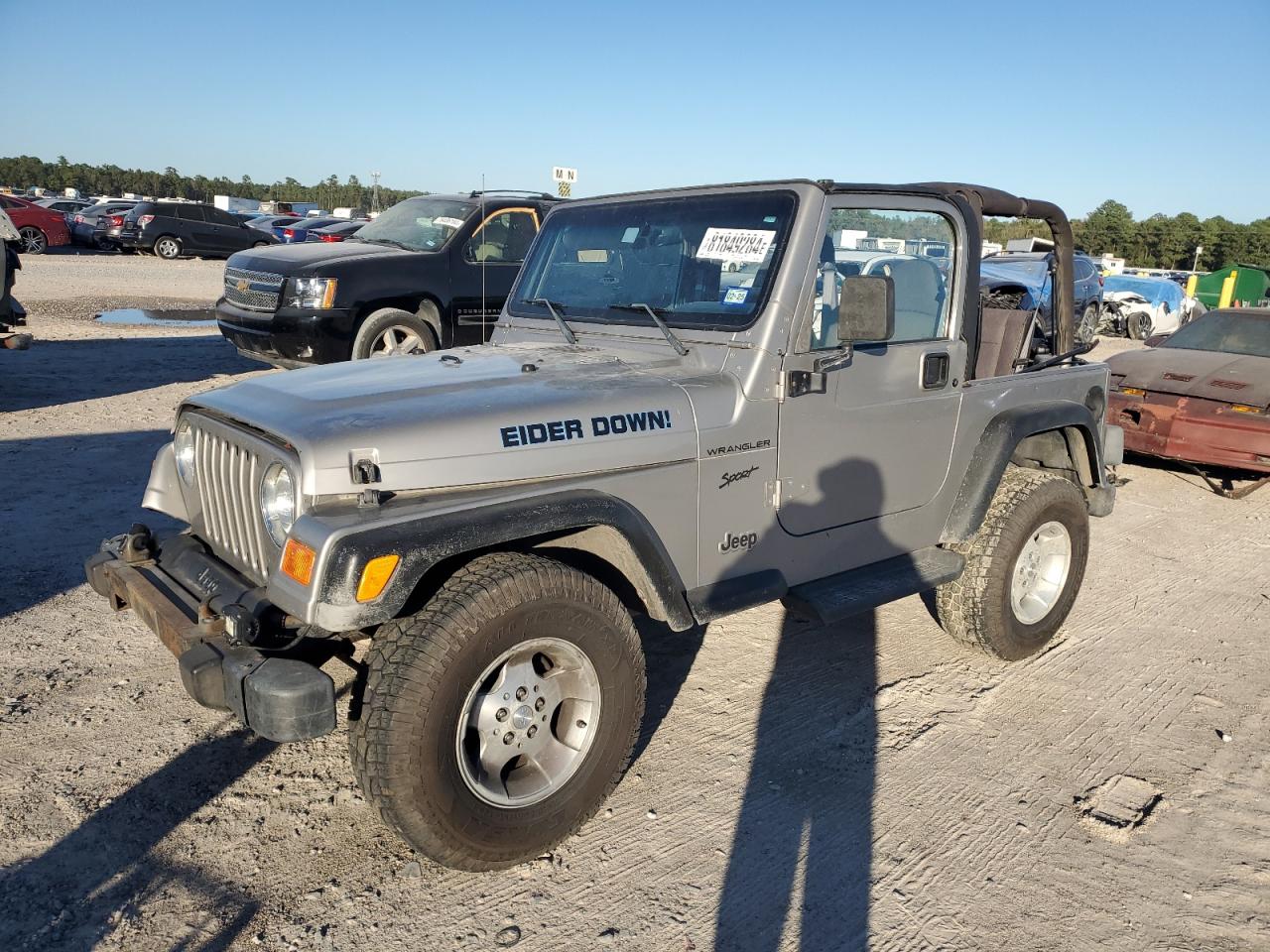 2002 Jeep Wrangler / Tj Sport VIN: 1J4FA49S12P730393 Lot: 81849284