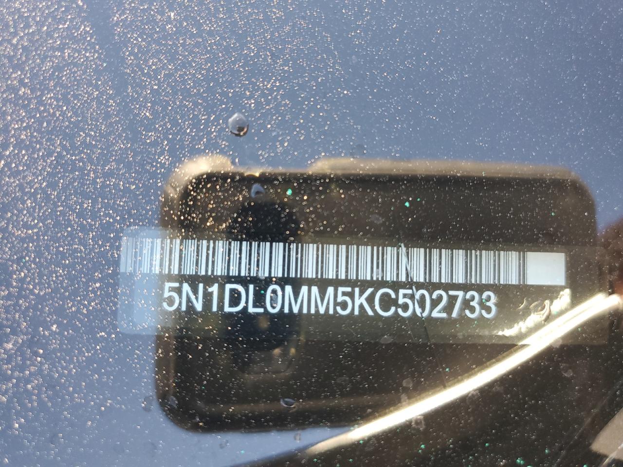 VIN 5N1DL0MM5KC502733 2019 INFINITI QX60 no.13