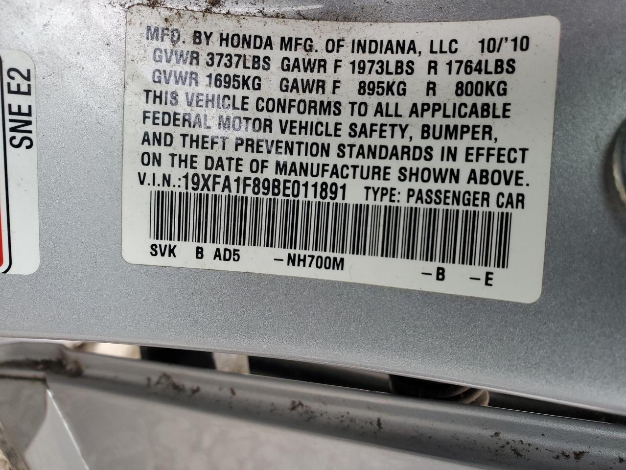 2011 Honda Civic - Image 12