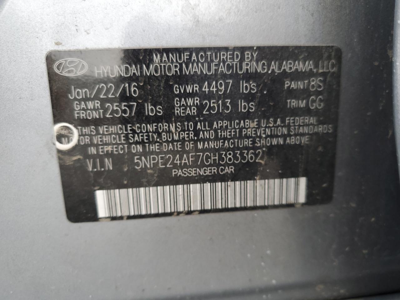 2016 Hyundai Sonata - Image 12