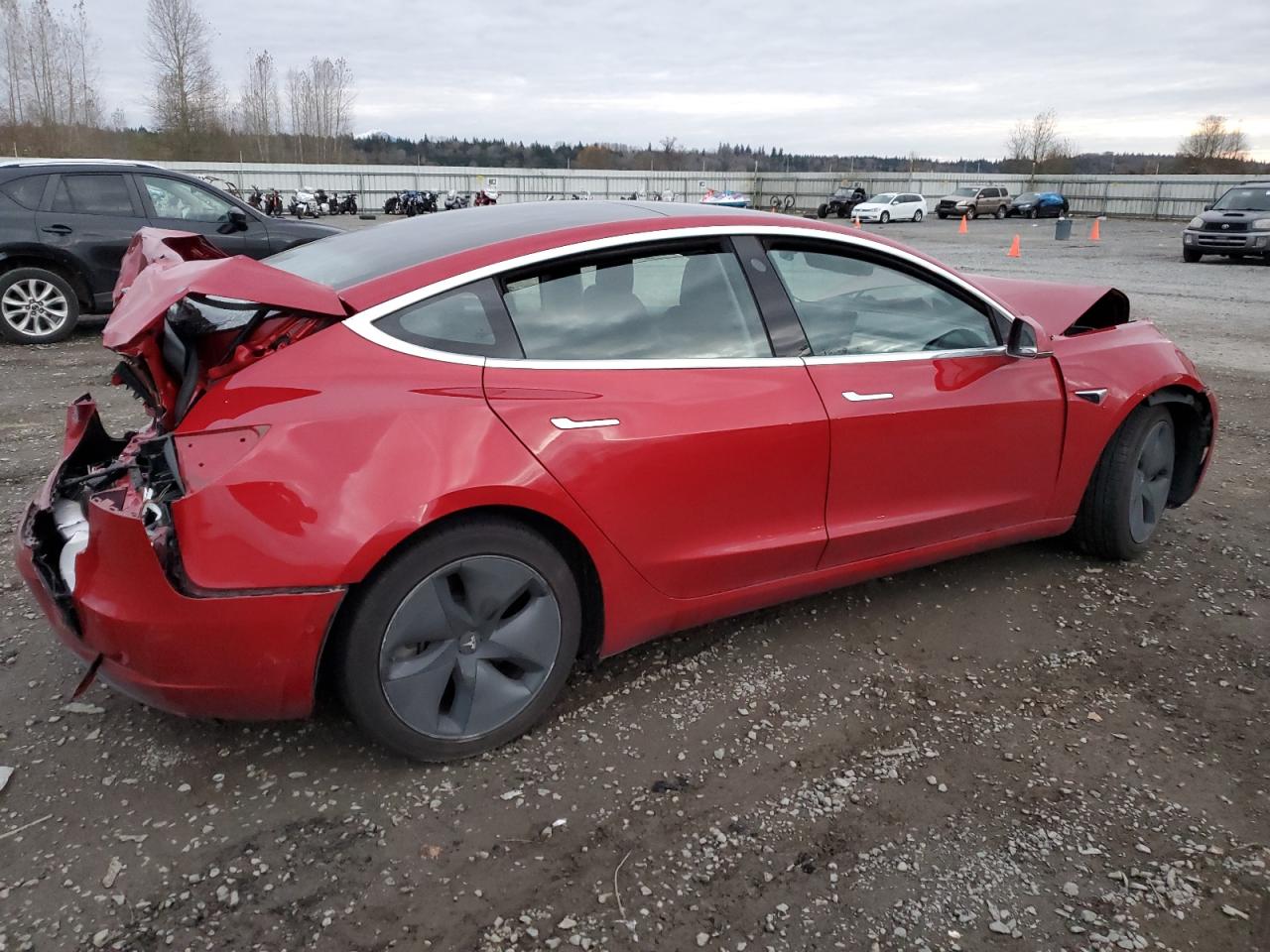 VIN 5YJ3E1EA5LF745340 2020 TESLA MODEL 3 no.3