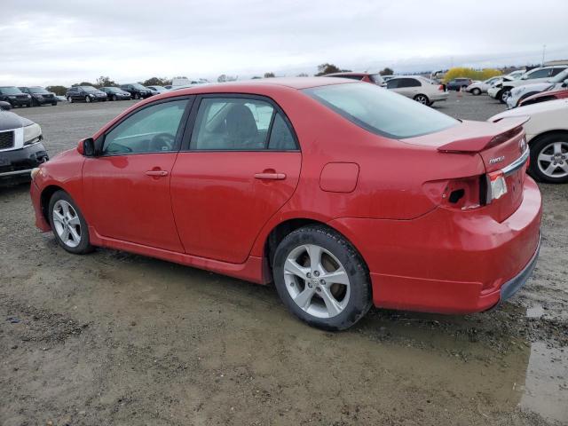 Sedans TOYOTA COROLLA 2013 Red