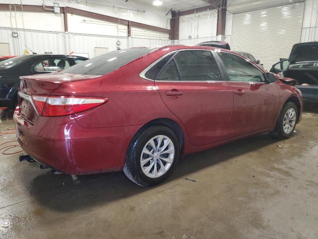  TOYOTA CAMRY 2017 Red