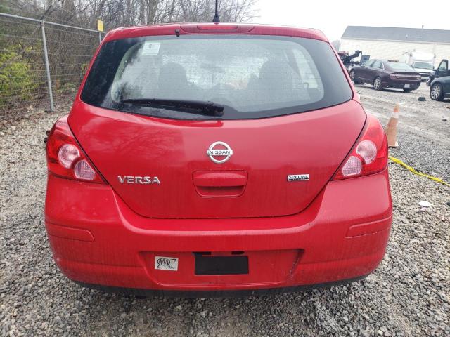  NISSAN VERSA 2012 Czerwony