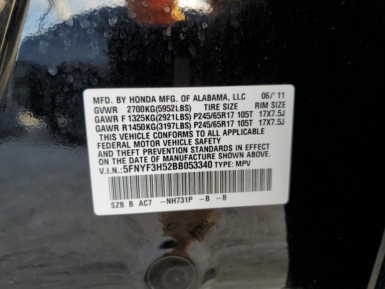 2011 Honda Pilot - Image 15