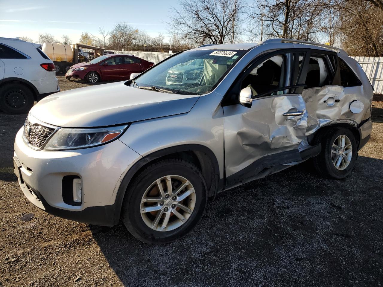 2014 Kia Sorento Lx VIN: 5XYKT3A6XEG478013 Lot: 80376634