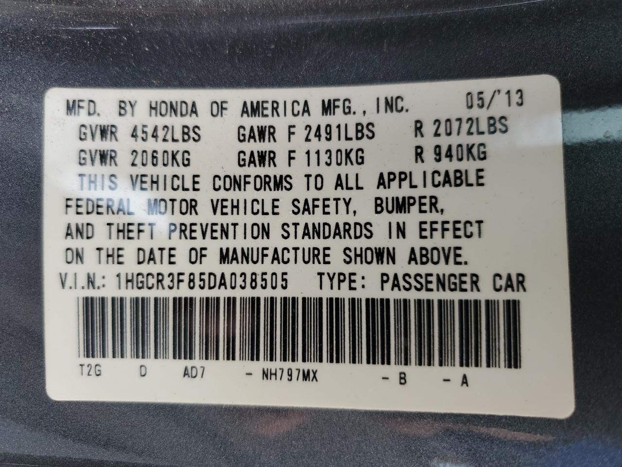 2013 Honda Accord - Image 12
