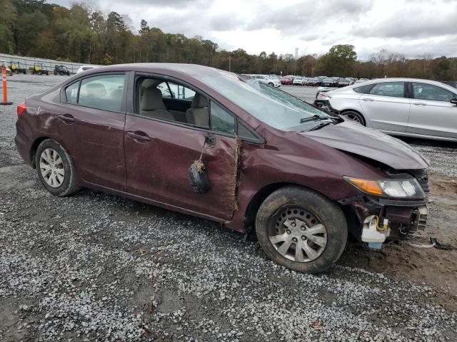  HONDA CIVIC 2012 Maroon