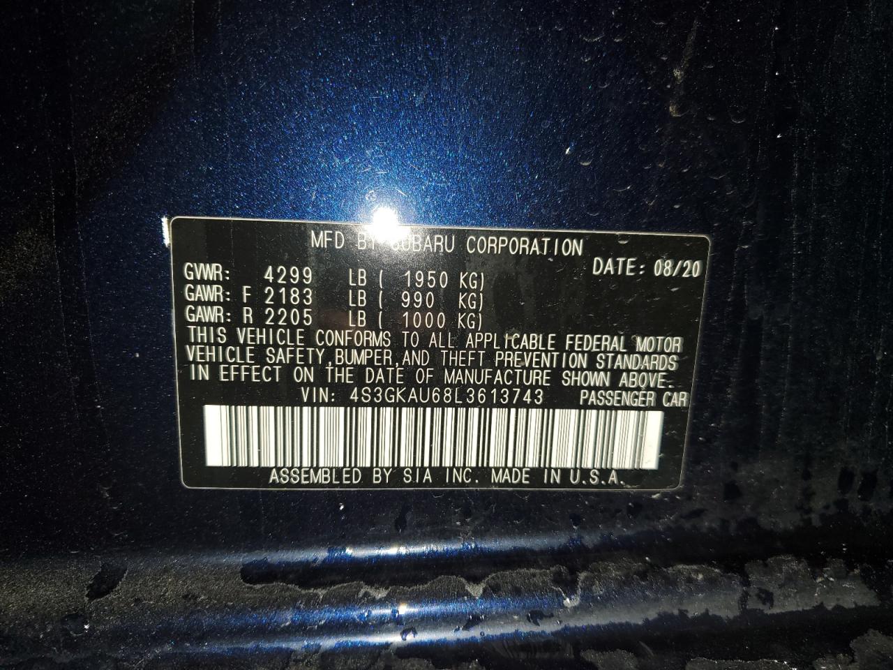 2020 Subaru Impreza - Image 12