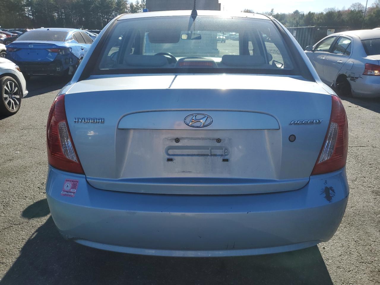 2007 Hyundai Accent Gls VIN: KMHCN46CX7U086018 Lot: 80970204