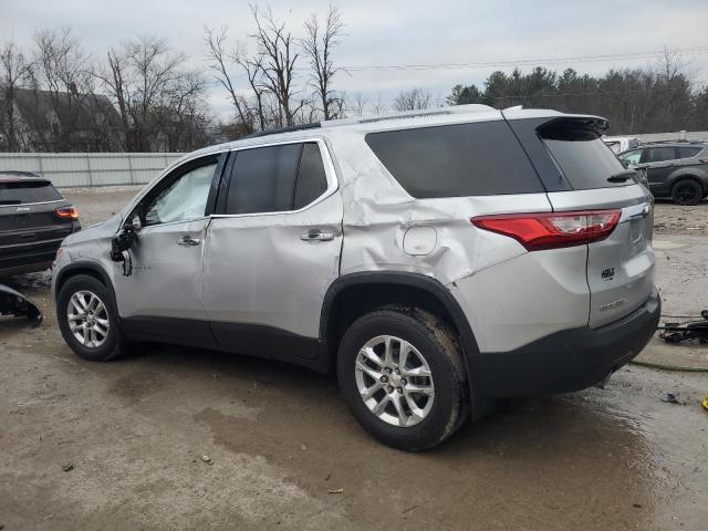  CHEVROLET TRAVERSE 2018 Silver