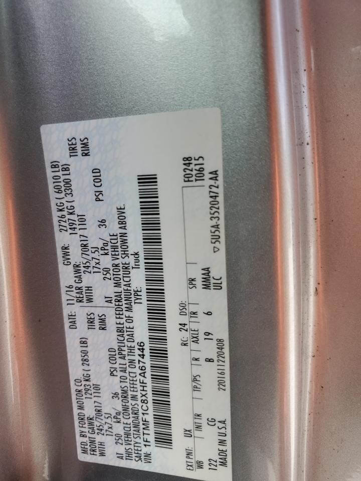 1FTMF1C8XHFA67446 FORD All Models 2017