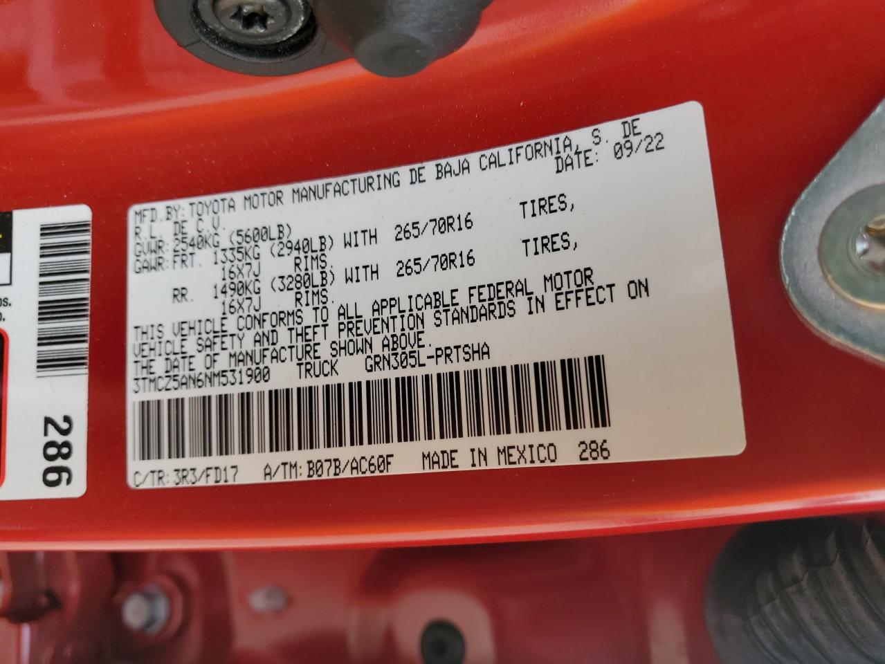 2022 Toyota Tacoma - Image 13