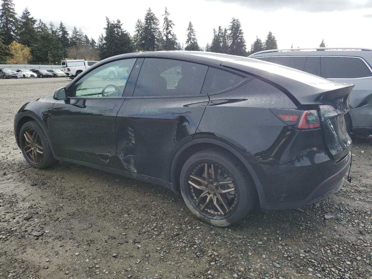 VIN 5YJYGAEE2MF295246 2021 TESLA MODEL Y no.2