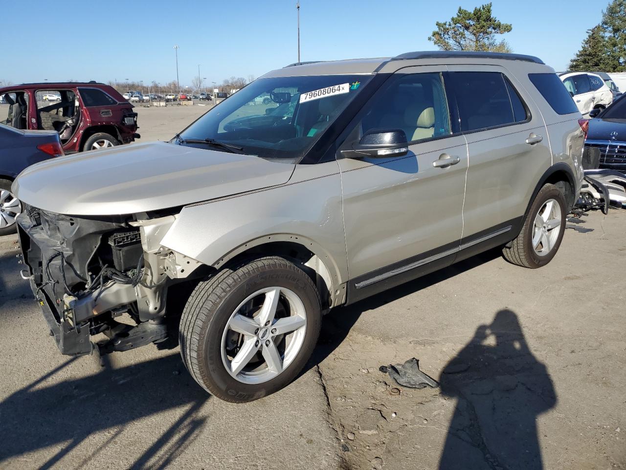 2017 Ford Explorer Xlt VIN: 1FM5K8D88HGA86283 Lot: 79608064