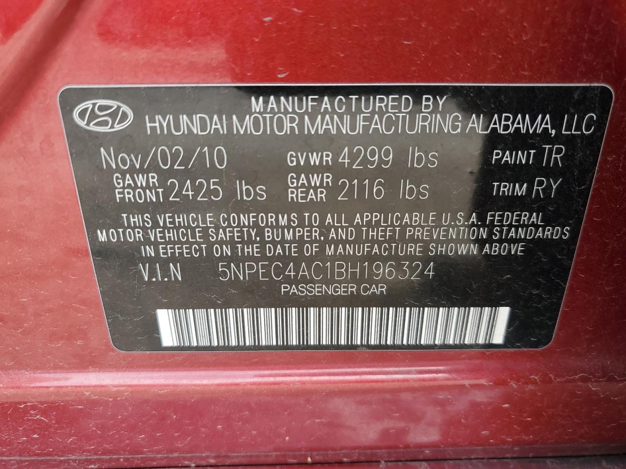2011 Hyundai Sonata - Image 12