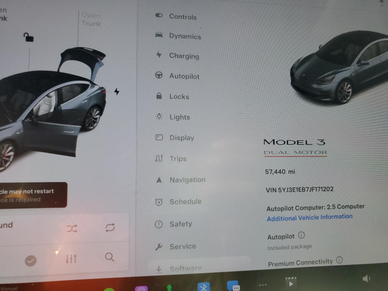 VIN 5YJ3E1EB7JF171202 2018 TESLA MODEL 3 no.9