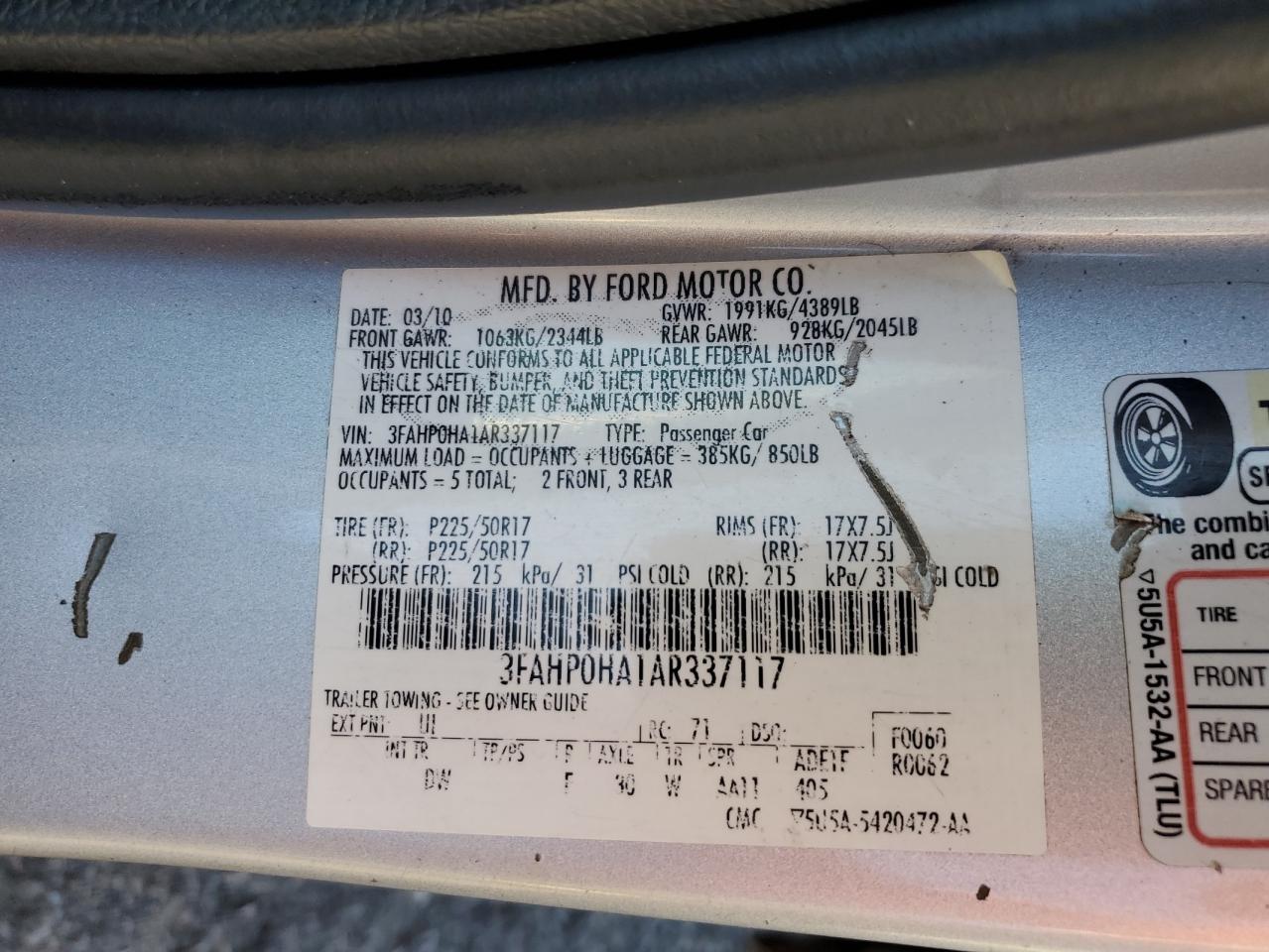 2010 Ford Fusion - Image 14