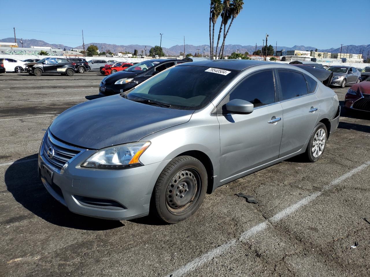 VIN 3N1AB7APXEL613520 2014 NISSAN SENTRA no.1