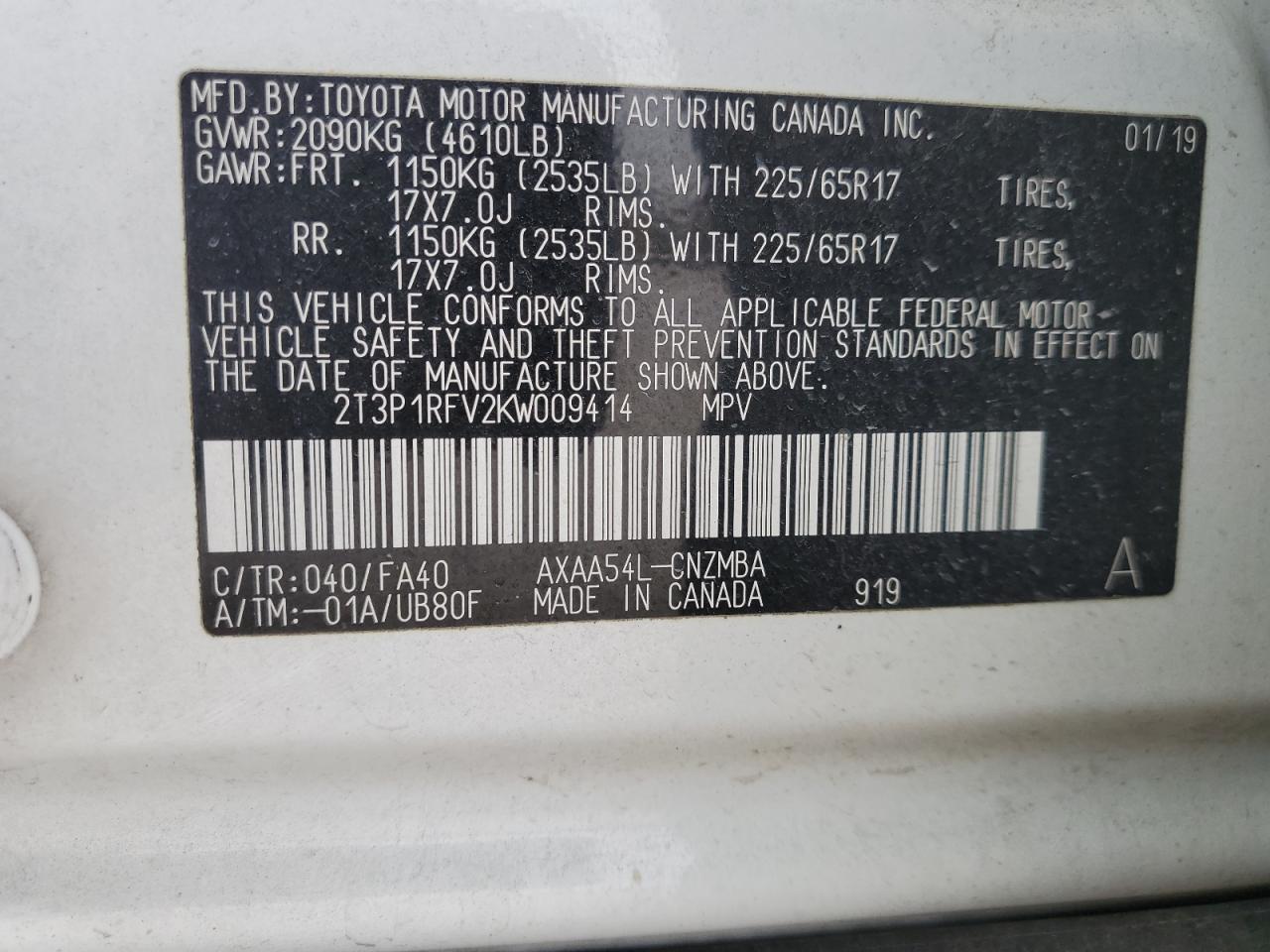 2019 Toyota RAV 4 - Image 14