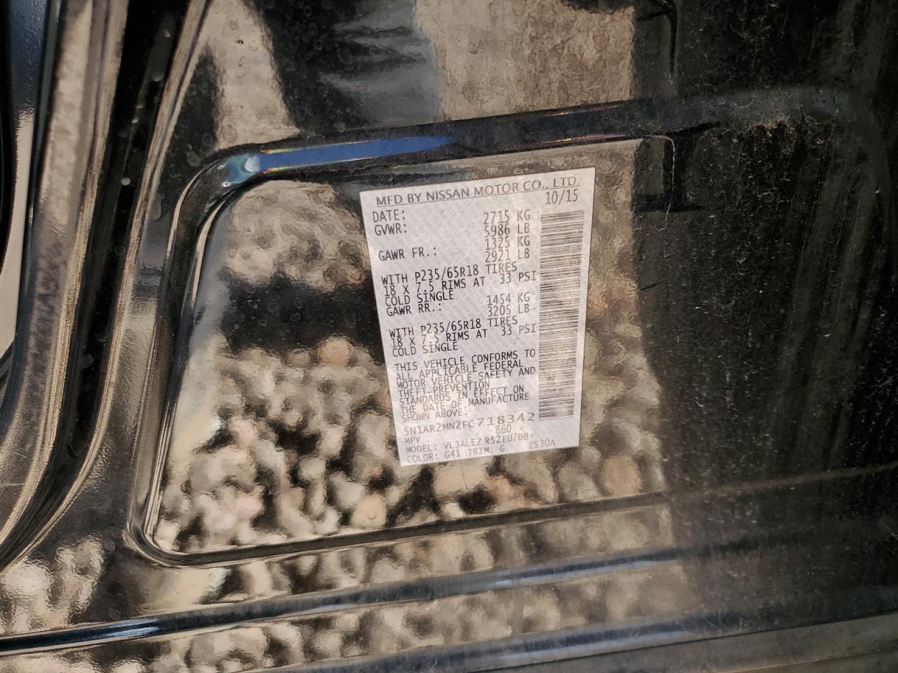 2015 Nissan Pathfinder - Image 14