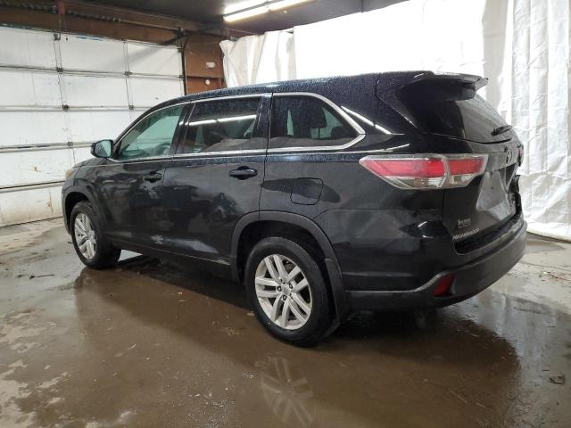  TOYOTA HIGHLANDER 2015 Черный