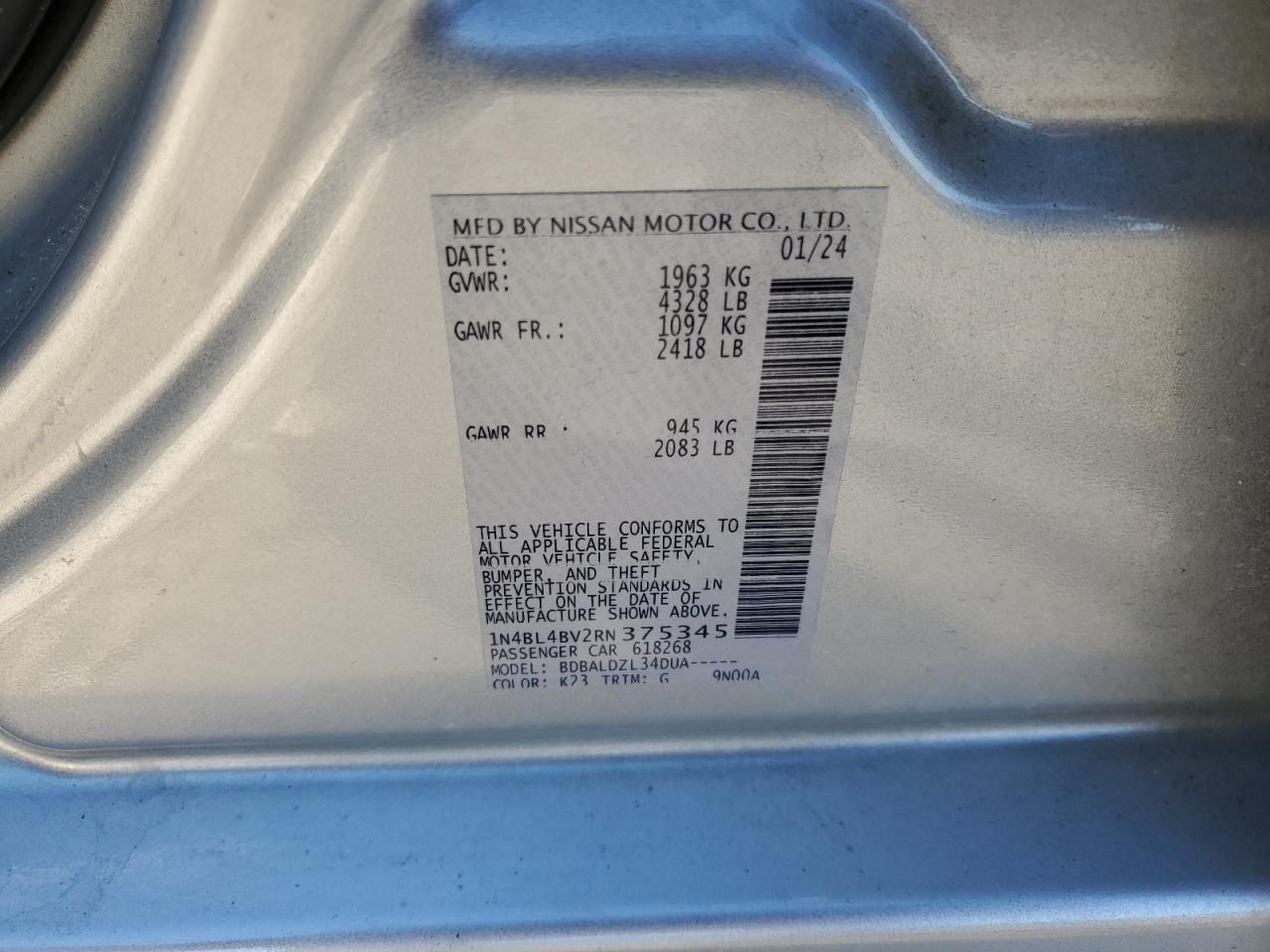 2024 Nissan Altima - Image 12