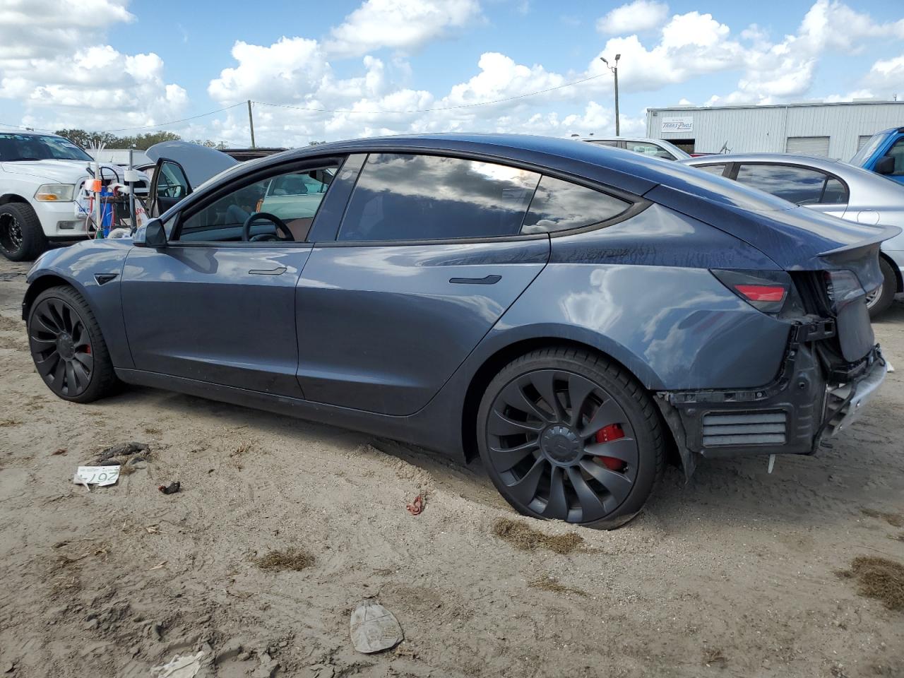 VIN 5YJ3E1EC2MF913549 2021 TESLA MODEL 3 no.2