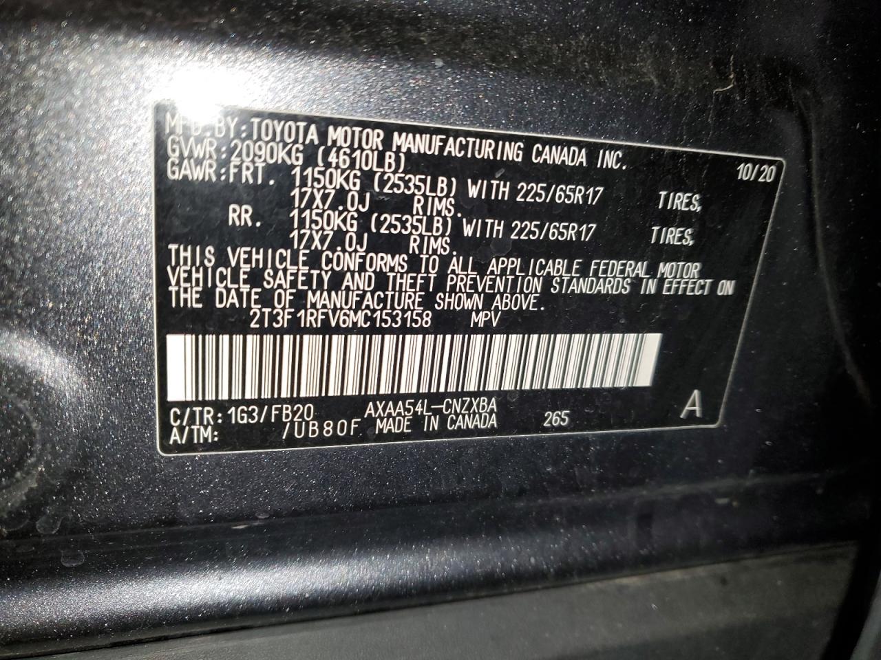 2021 Toyota RAV 4 - Image 12