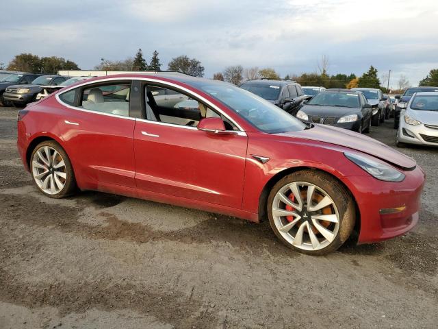  TESLA MODEL 3 2018 Червоний