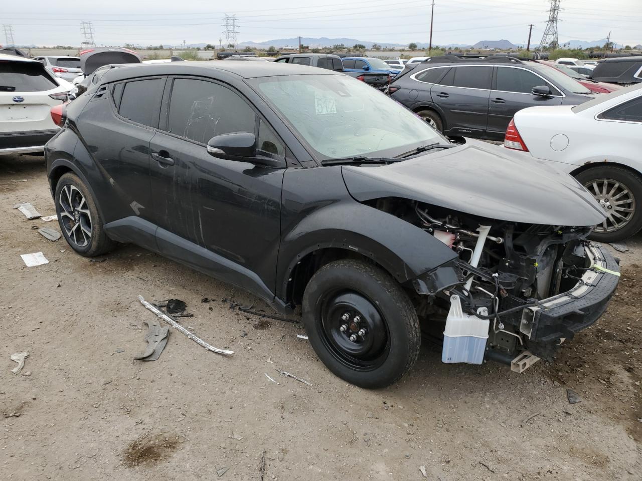 VIN JTNKHMBX0K1029722 2019 TOYOTA C-HR no.4