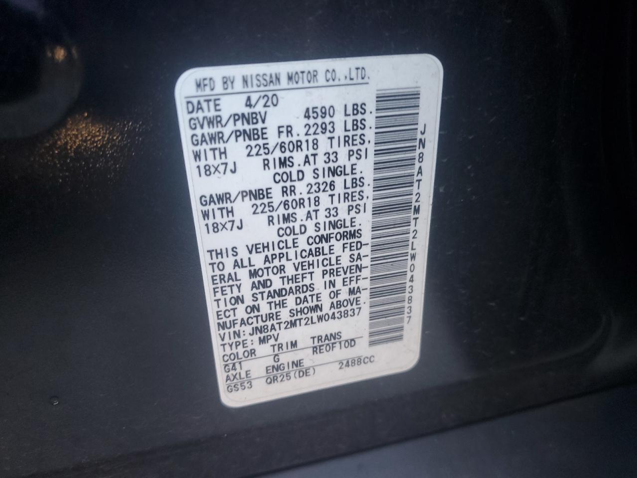 2020 Nissan Rogue - Image 14