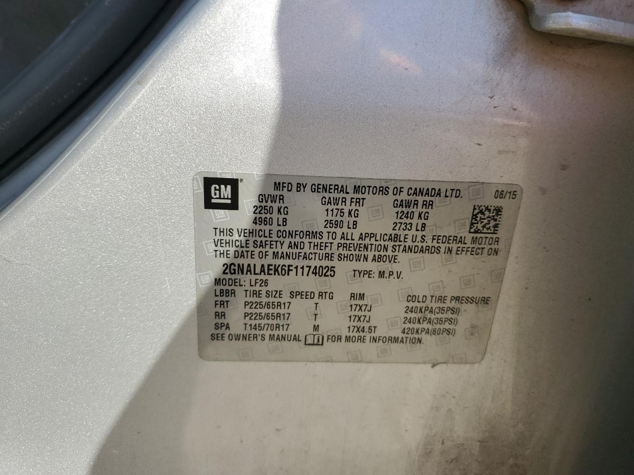 2015 Chevrolet Equinox - Image 12