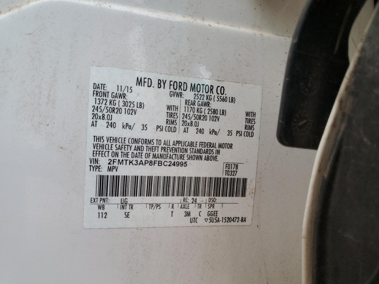 2015 Ford Edge - Image 13