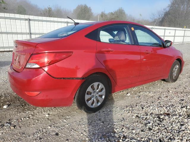  HYUNDAI ACCENT 2016 Красный